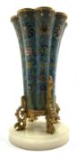 Chinese cloisonn� vase