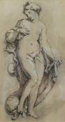 Attrib. Sir John Crampton (British 1805-1996): Classical Female Nude