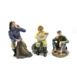 Three Royal Doulton figures comprising Sea Harvest
