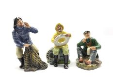 Three Royal Doulton figures comprising Sea Harvest