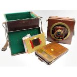 Thornton Pickard plate camera with Mackenzie-Wishart daylight slide in box