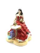 Royal Worcester limited edition figure 'Gypsy Bride at Appleby Fair' No. 136/600 H22cm