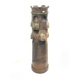 Large salt glazed terracotta chimney pot H137cm