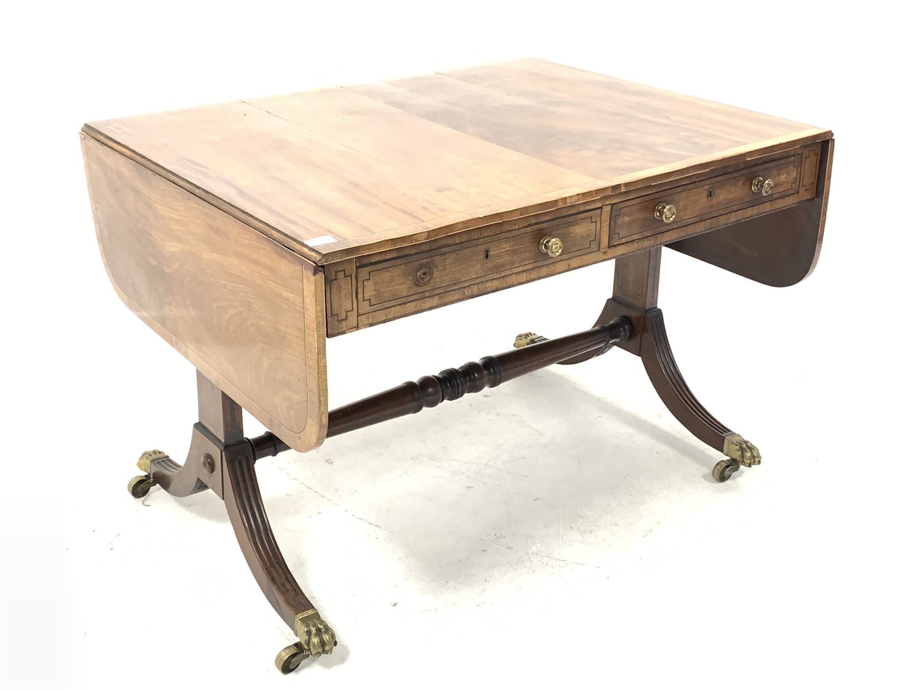 Irish Regency mahogany Sofa table