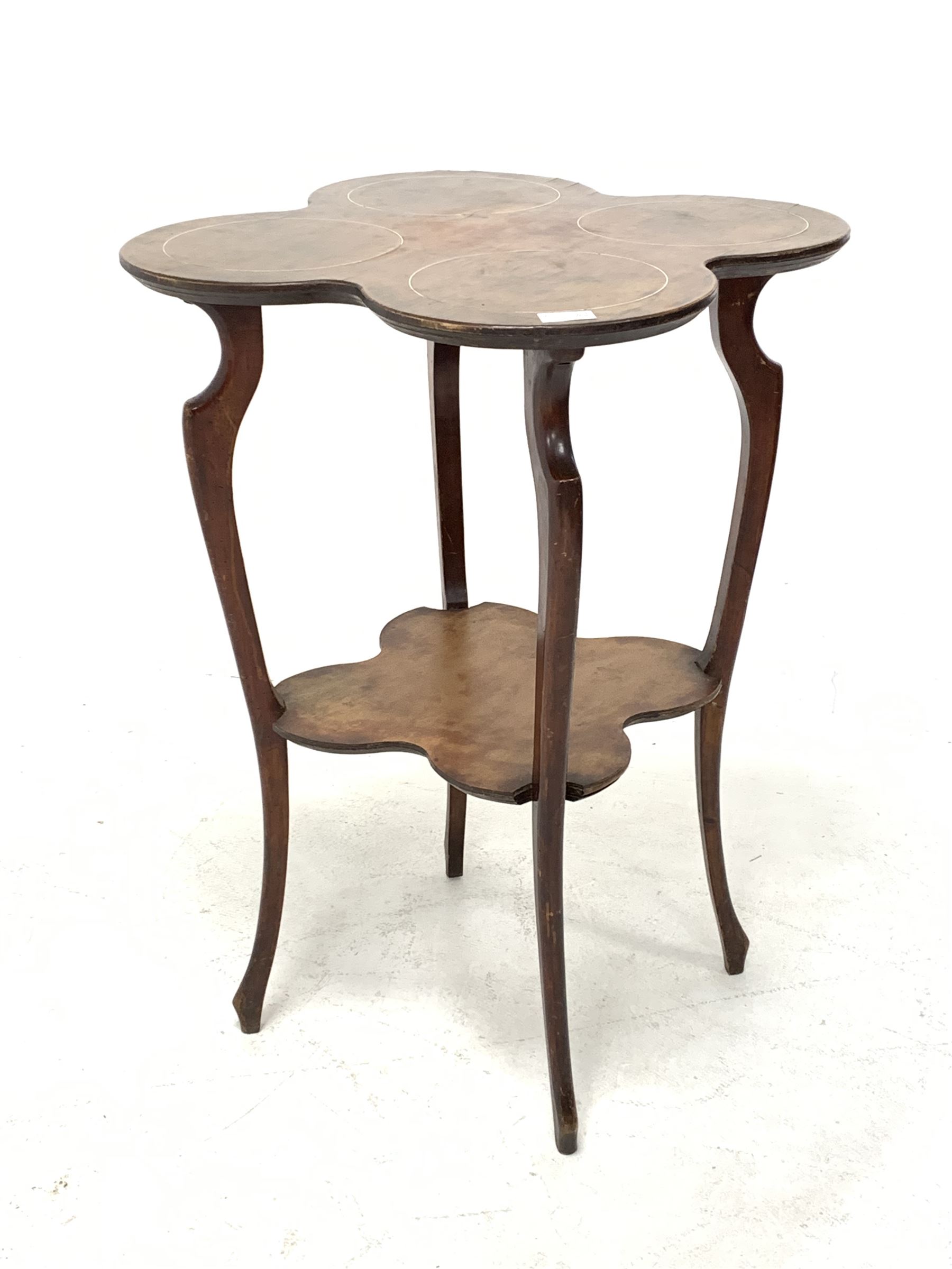 Early 20th century walnut occasional table - Image 2 of 2