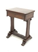 Early to mid 19th century mahogany table