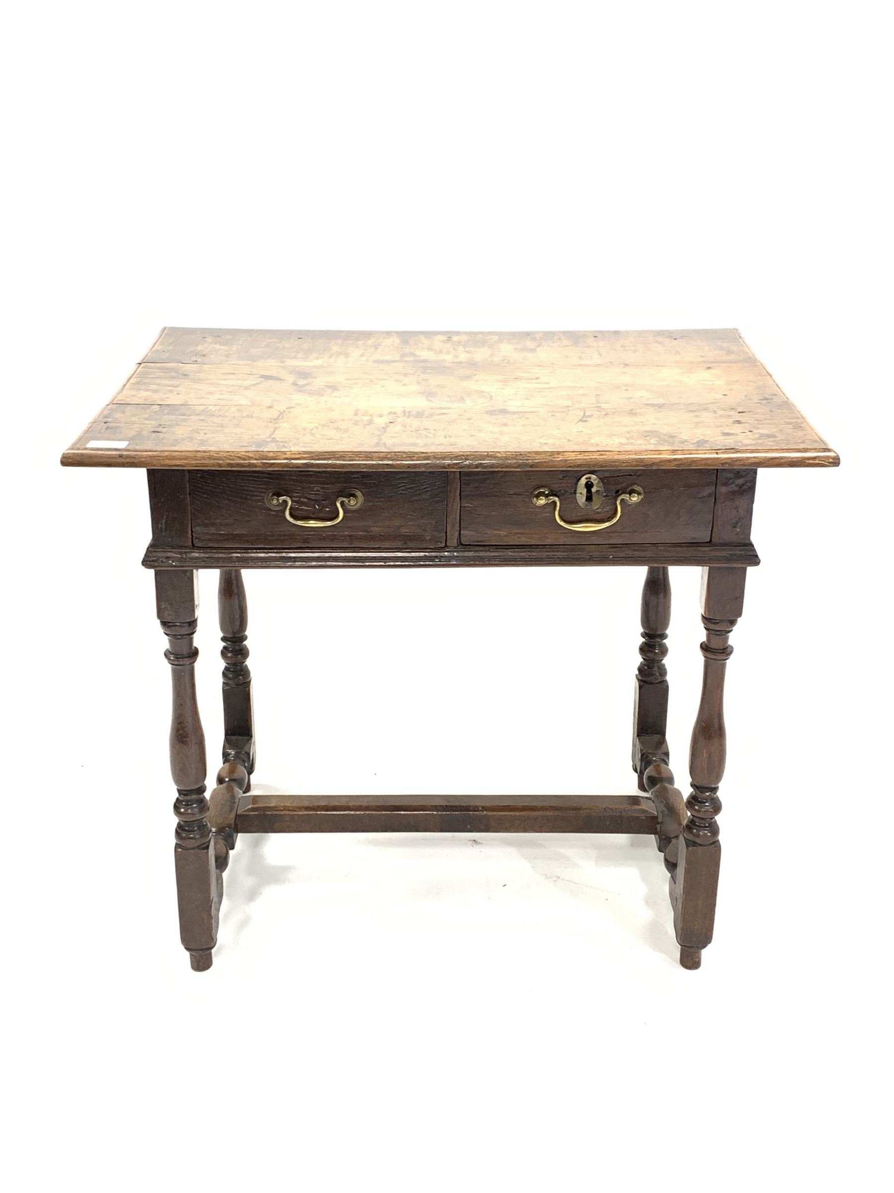 18th century oak side table - Image 2 of 7