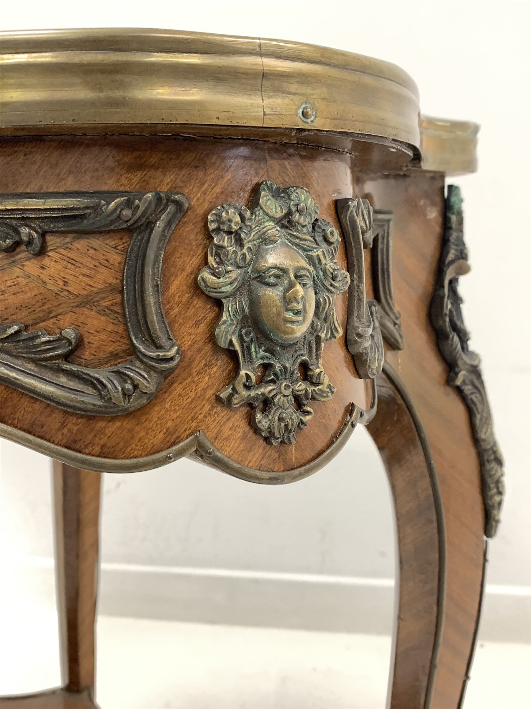 Early 20th century French Kingwood occasional table - Image 3 of 6