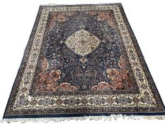 Persian blue ground rug