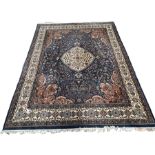 Persian blue ground rug