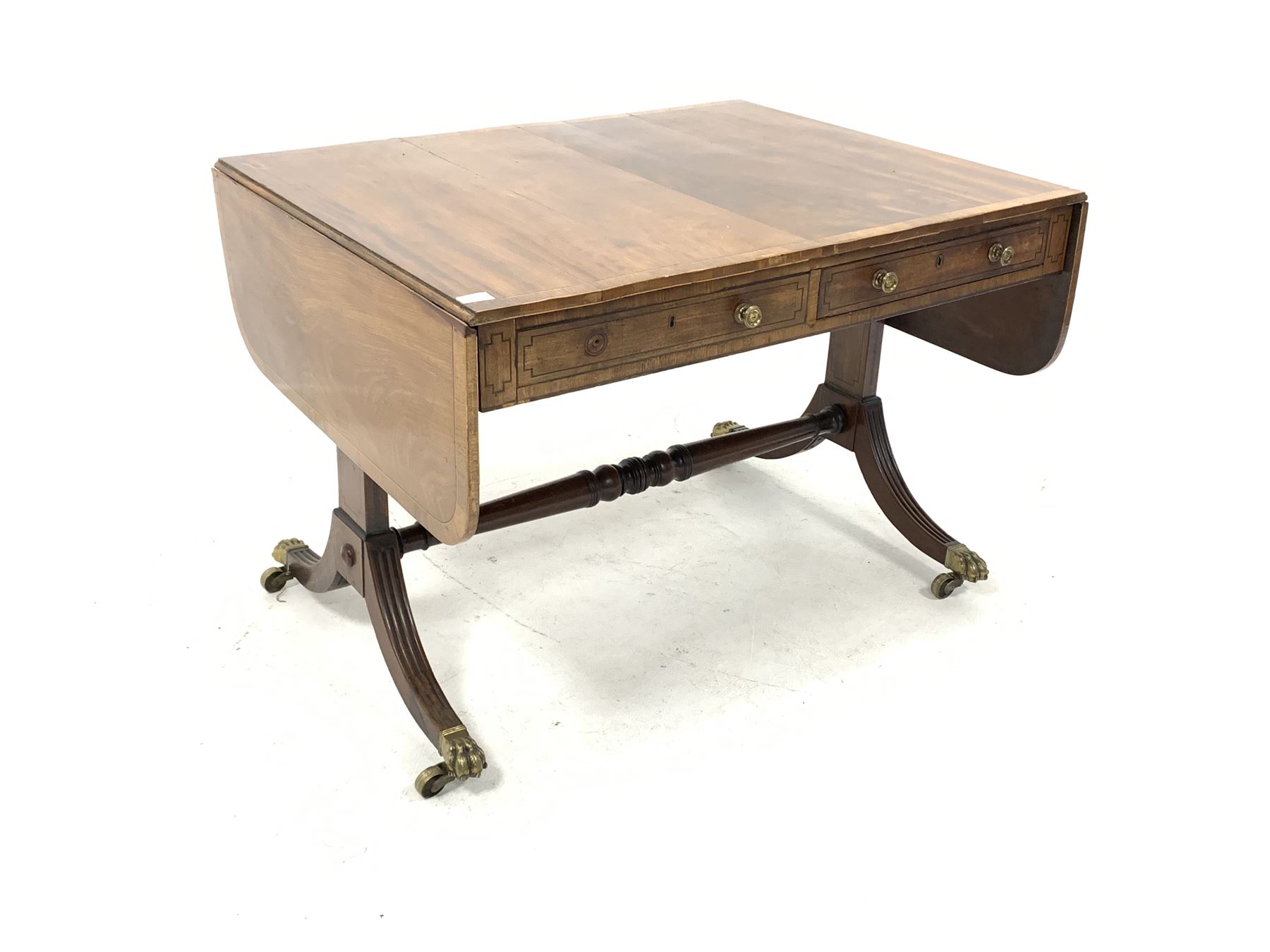 Irish Regency mahogany Sofa table - Image 2 of 4
