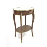 Late 19th/ Early 20th century French kingwood occasional table