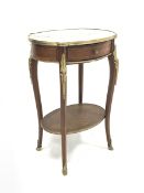Late 19th/ Early 20th century French kingwood occasional table