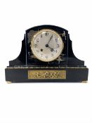 Victorian marble mantle clock