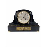 Victorian marble mantle clock