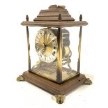 20th century German eight day mantel clock