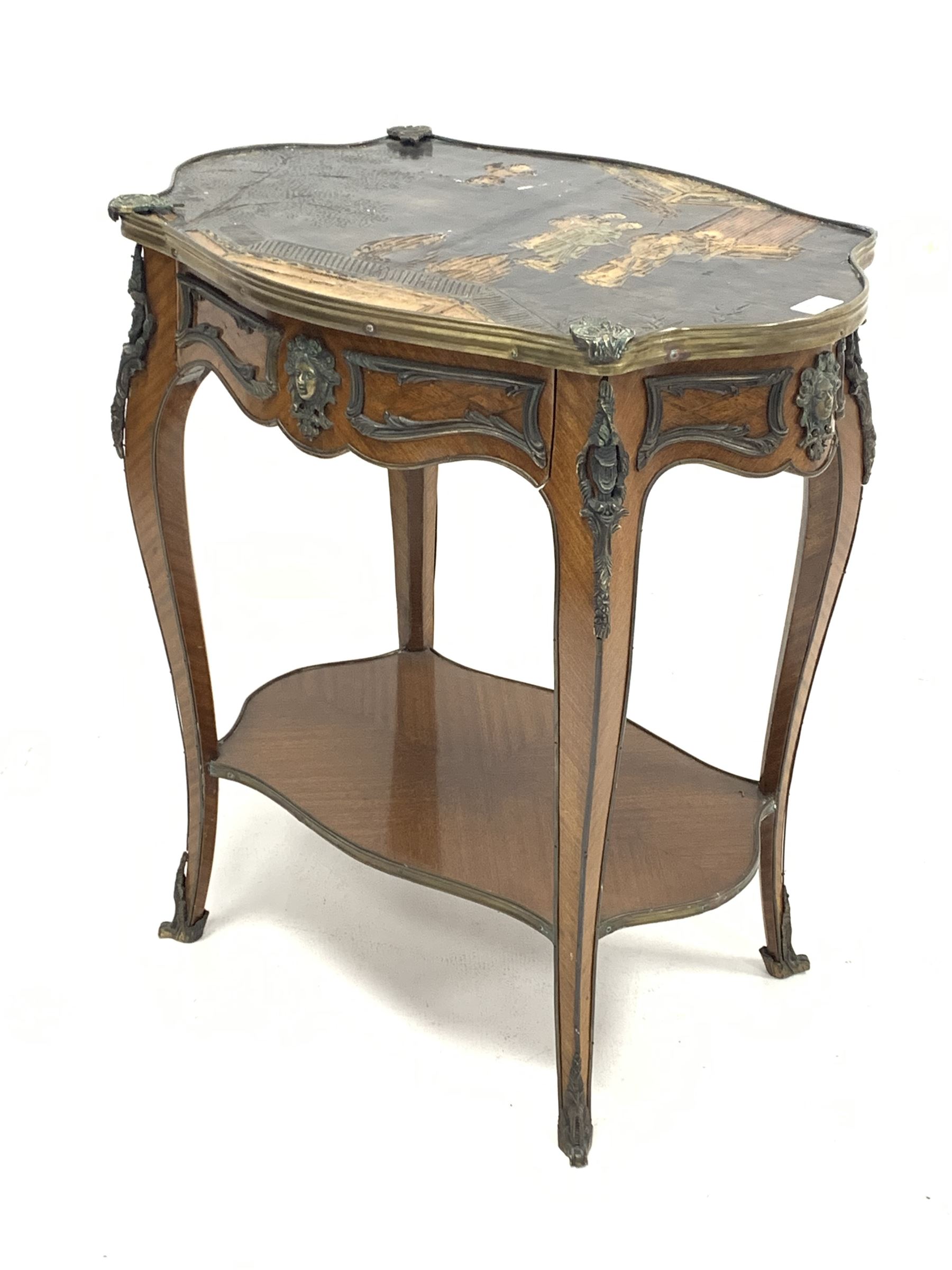 Early 20th century French Kingwood occasional table