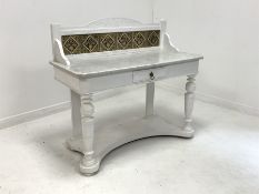 Victorian painted pine washstand