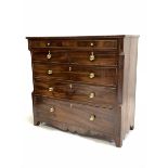 Late Georgian mahogany chest