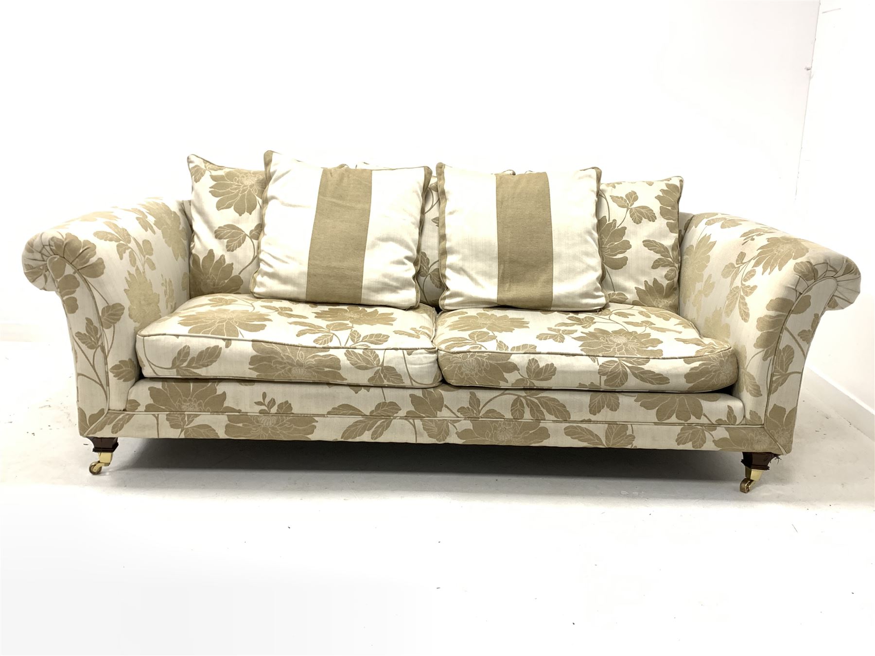 Contemporary three seat sofa - Image 2 of 2
