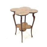 Early 20th century walnut occasional table