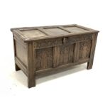 Late 17th/ Early 18th century oak coffer