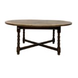 Titchmarsh and Goodwin solid oak dining table