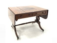 Regency mahogany sofa table