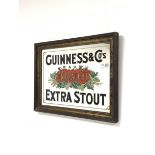 Reproduction Guinness advertising mirror