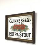 Reproduction Guinness advertising mirror