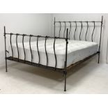 Wrought metal 5' double bed