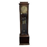 Eight day Grandmother clock in oak case