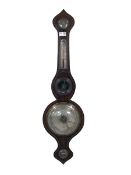 Victorian inlaid rosewood barometer