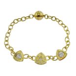 18ct gold diamond bracelet