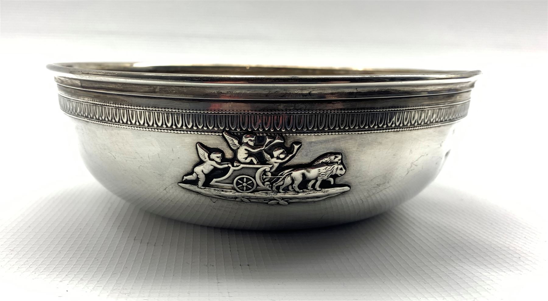 French silver bowl by Victor Boivin - Image 5 of 8