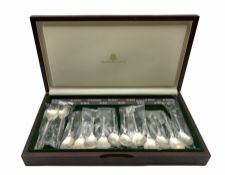 Birmingham Mint - Set of thirteen Elizabeth II silver apostle spoons each with a figure finial in ca