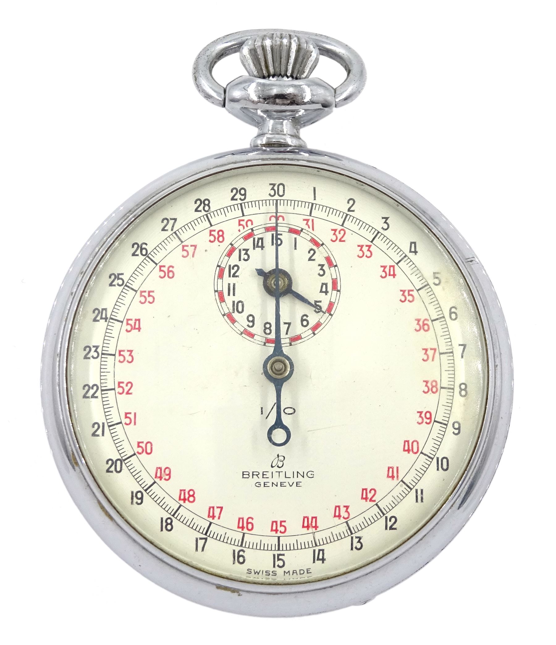 Breitling chrome stopwatch