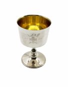 Barker Ellis York silver limited edition goblet to commemorate the 1900th anniversary of the foundin