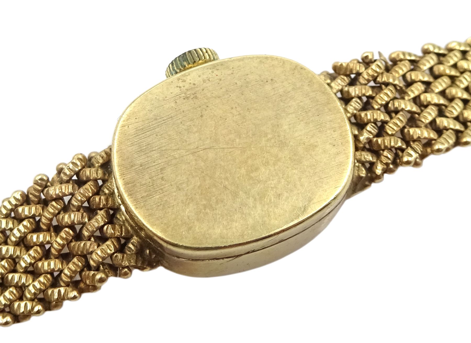 Buche-Girod 9ct gold ladies bracelet wristwatch - Image 3 of 3