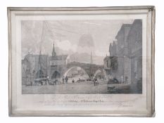 Henry Cave (British 1779-1836): 'Old Bridge and St William's Chapel York'