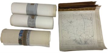 Very large collection Ordnance Survey maps of Yorkshire