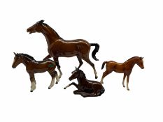 Beswick Spirit of Fire brown gloss horse no. 2829