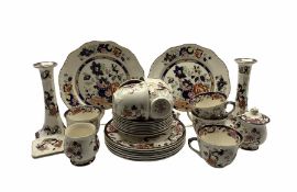 Mason's Mandalay pattern tea and table ware to include eight breakfast cups and saucers