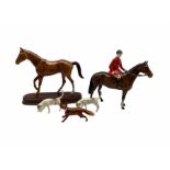 Beswick Hunting group comprising Huntsman