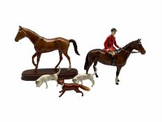 Beswick Hunting group comprising Huntsman