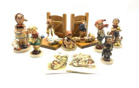 Collection of Hummel figures to include 'March Winds'