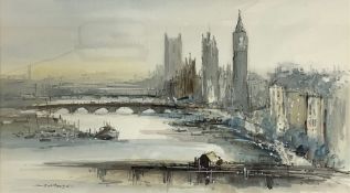 David Scott-Martin (British contemporary): 'The Thames Westminster'