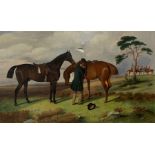 Robert Harrington (British 1800-1882): 'Meet of Hounds Cumberland'