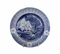 Royal Copenhagen Christmas plate dated 1911 by Stephan Ussing