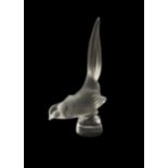 Lalique frosted glass model of a Pheasant